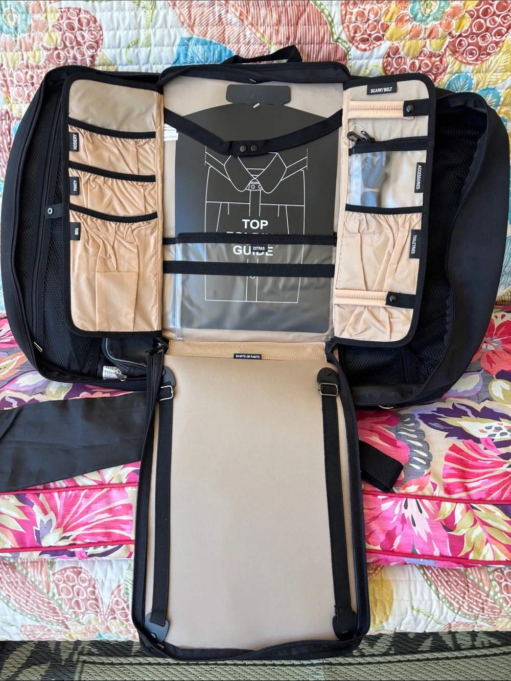 JERNE For Travelers black multi-purpose overnight travel tote bag